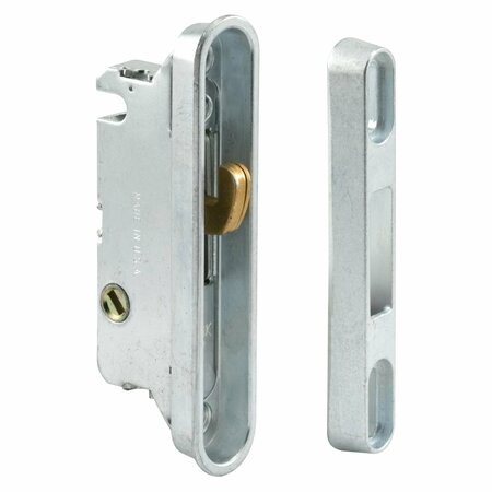 PRIME-LINE 3-9/16 in., Steel, Mortise Lock and Keeper 1 Set E 2487